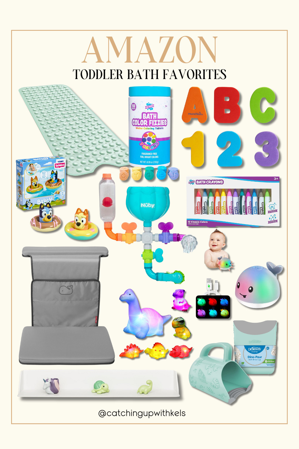 Making bath time easy + fun! These Amazon toddler bath favorites are budget-friendly, practical, and total game changers for our nightly routine. #AmazonFinds #ToddlerFavorites 

 #LTKHome #LTKBaby #LTKFamily
