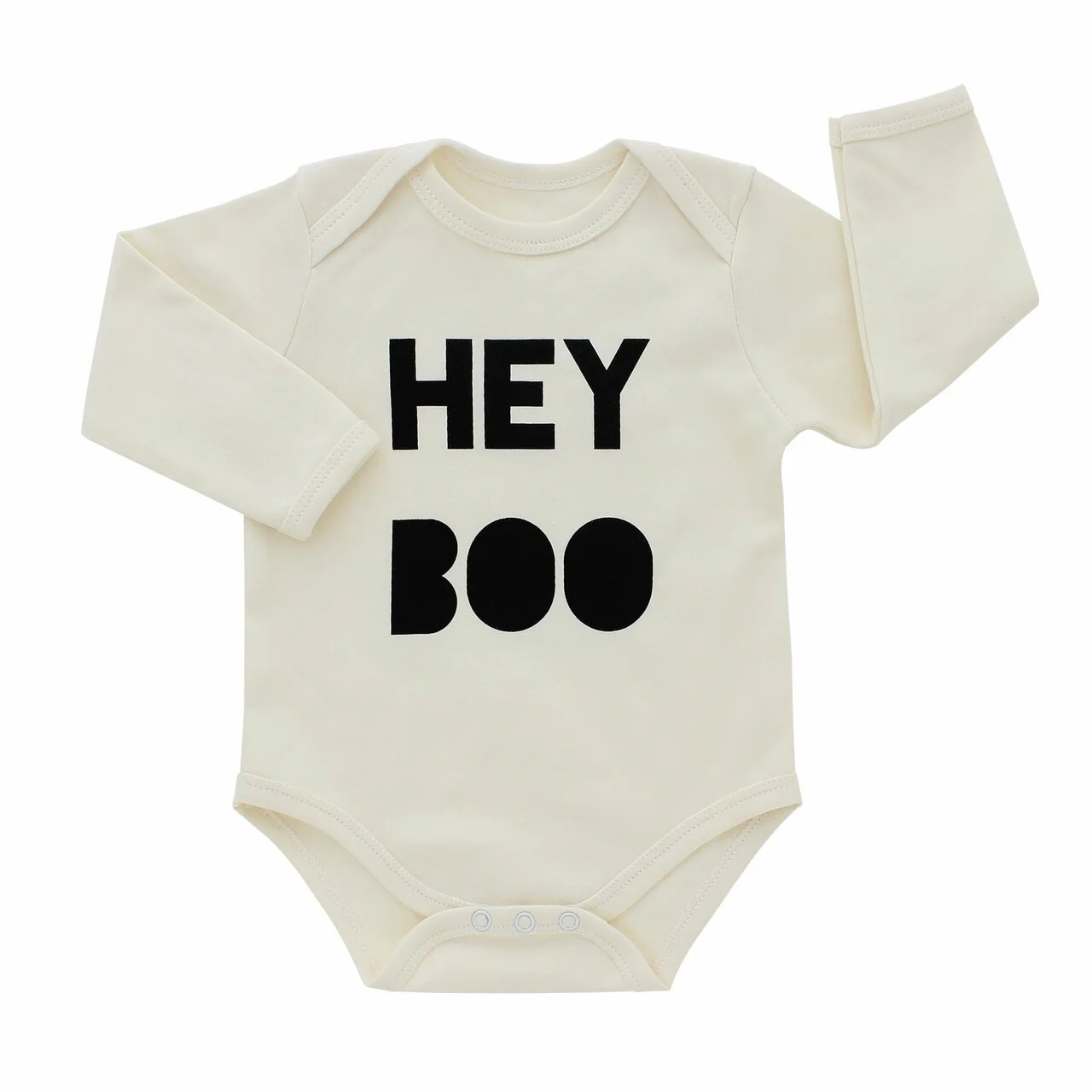 Long Sleeve Graphic Bodysuit, Hey Boo | SpearmintLOVE