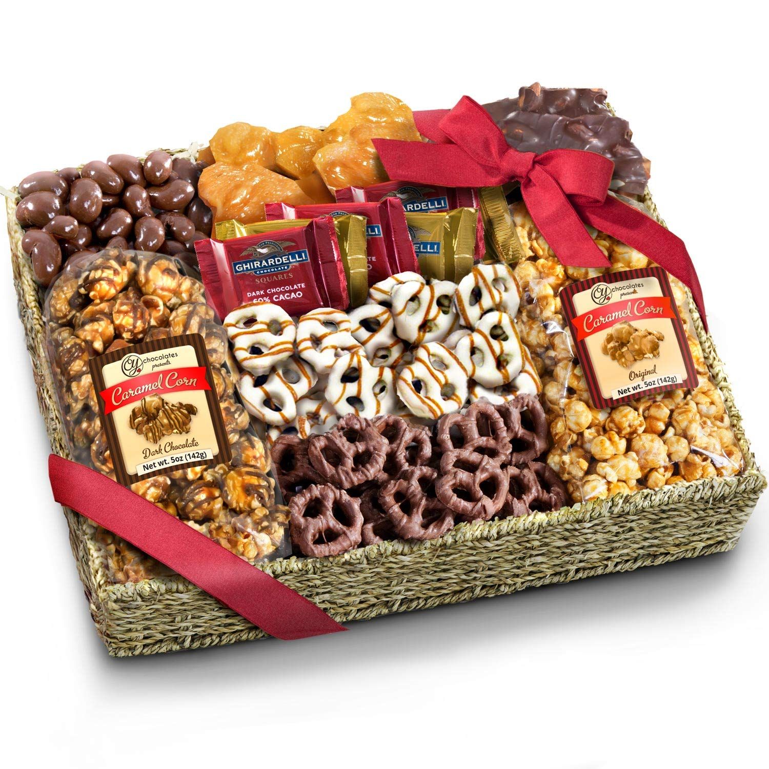 A Gift Inside Chocolate Caramel and Crunch Grand Gift Basket for Christmas, Chocolate Crunch, 1 C... | Amazon (US)