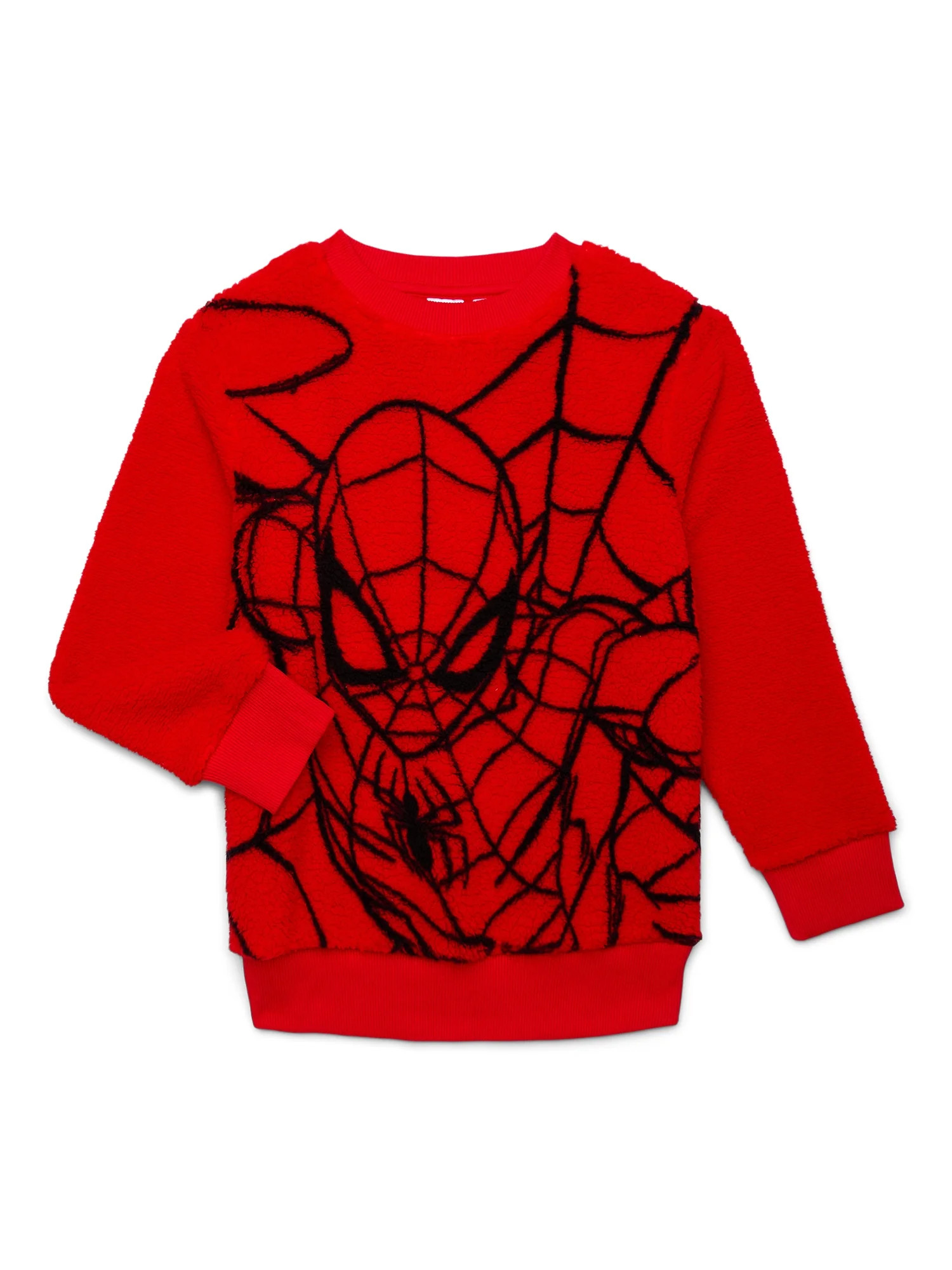Spider-Man Boys Fleece Top with Long Sleeves, Sizes 4-18 - Walmart.com | Walmart (US)