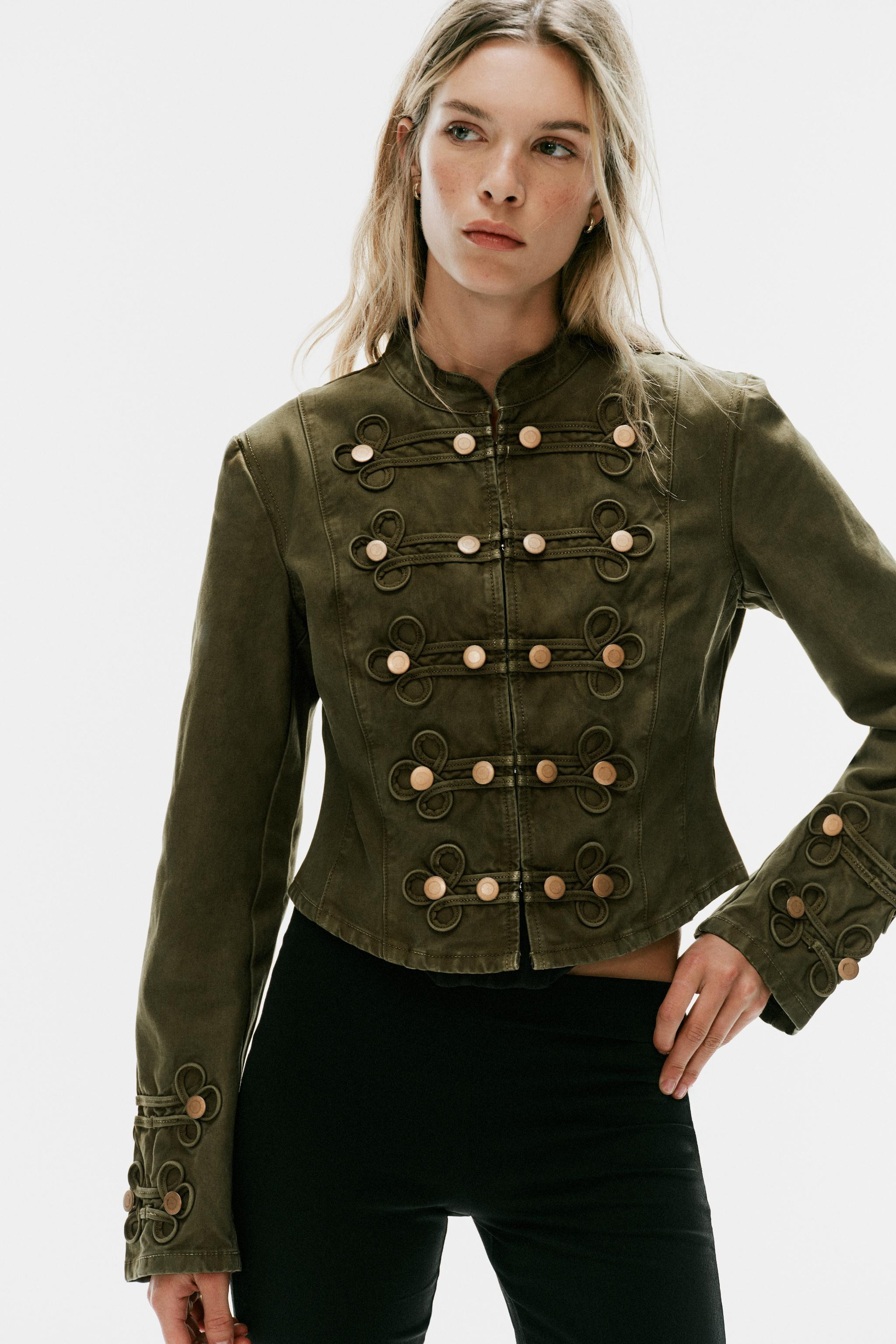 TRF DENIM BUTTON JACKET | Zara US