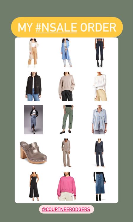 My Nordstrom Anniversary Sale Order 🩷
Sizes: 
—Nike sweatshirts (size XS, runs big)
—Blue Plaid (size XS, runs big)
—Star Shacket (Size small—TTS)
—Long cardigans (Size XS)
—Barefoot dreams set (size small) 
—Denim Skirts (4/27)
—Mother Jeans (Size 26)
—Paige Mules (Size 7.5)
—Black Jumpsuit (Size Small)
—Pistola Star pants (size 27)

Nordstrom anniversary sale, Nsale, best seller


#LTKstyletip #LTKsalealert #LTKxNSale