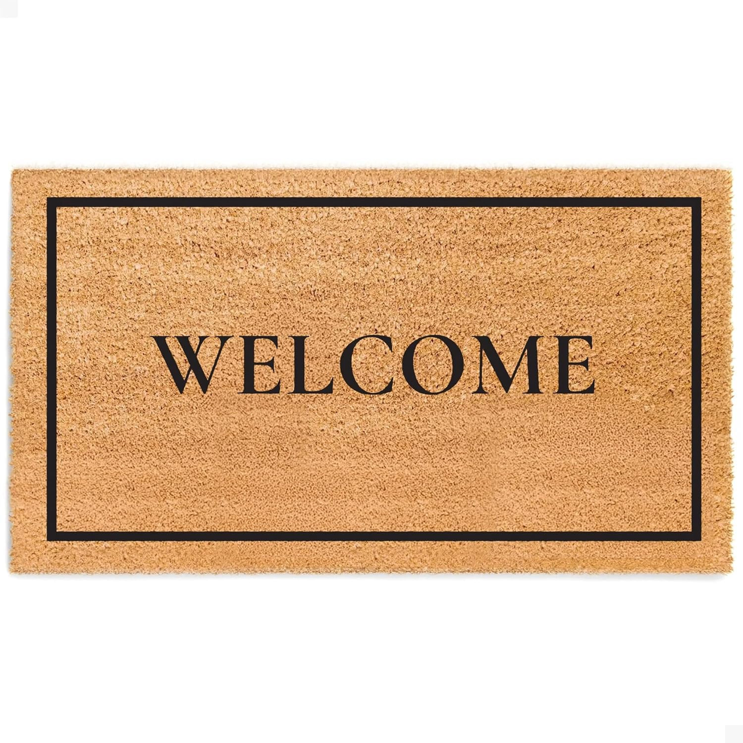 THEODORE MAGNUS Door Mat – Coir Doormat for Outdoor Entrance, Durable Welcome Mat with Non-Slip... | Amazon (US)