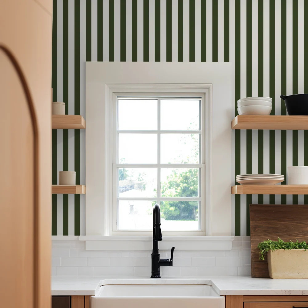 Landis Lane (Dark Green) Wallpaper | Shop.app