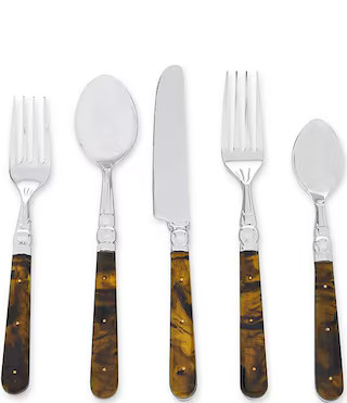 Southern Living Tortoise Stainless Steel 20-Piece Flatware Set | Dillard's | Dillard's