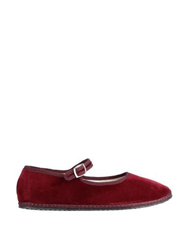 Vibi Venezia Woman Ballet flats Burgundy Size 6 Textile fibers | YOOX (US)