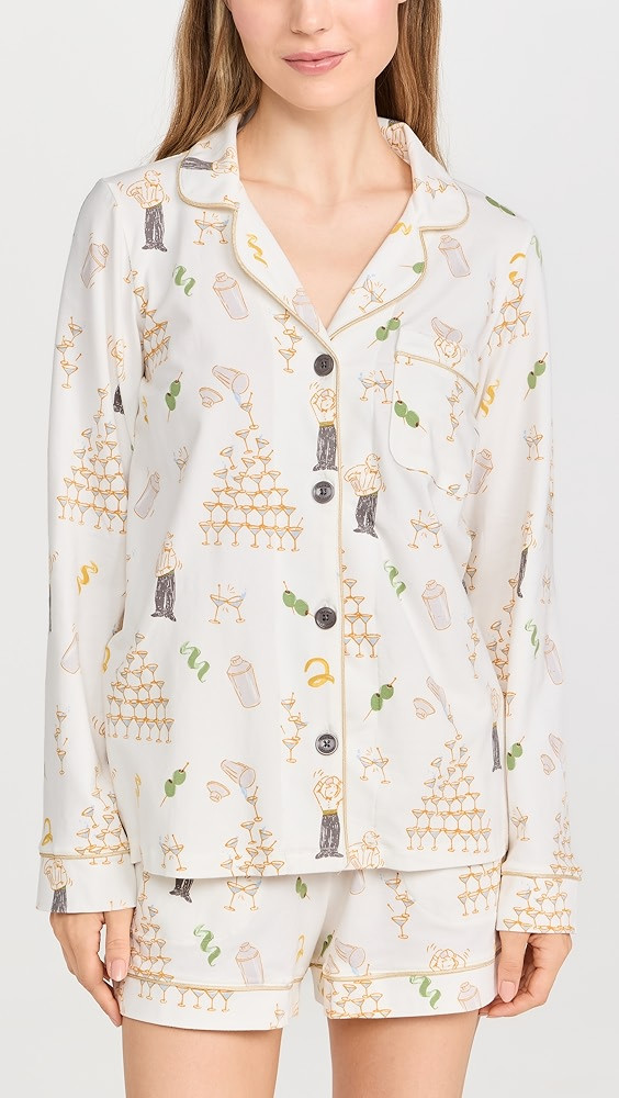 BedHead PJs Cotton Knit Long Sleeve Boxer PJ Set | Shopbop | Shopbop