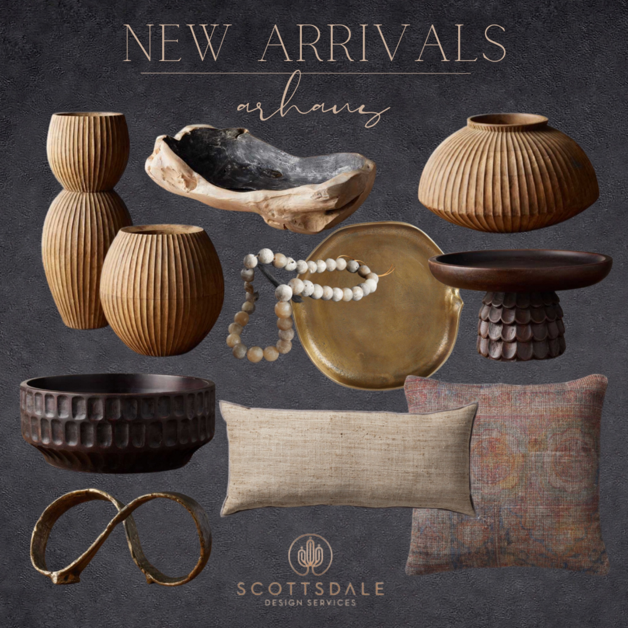 Arhaus new arrivals!🤍

Organic modern home, neutral home finds, wooden bowl, marble beads, silk throw pillow, brass sculpture, home decor, moody home decor, carved bowl, neutral home

#LTKhome #LTKFind