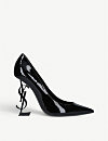 Opyum logo heel patent leather courts | Selfridges