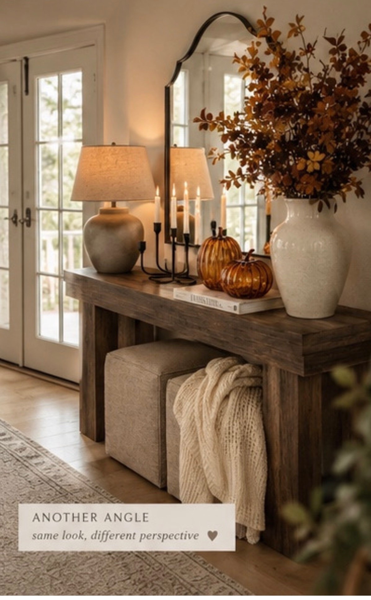 The easiest little fall refresh 🍁 A few warm-toned stems, cozy textures, amber accents, and suddenly the whole space feels ready for fall. Everything linked!

#LTKHome #LTKSeasonal #LTKSaleAlert
