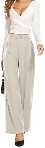 2025 Work Pants for Women Business Casual Office Dress Pants Trousers with Pockets | Amazon (US)