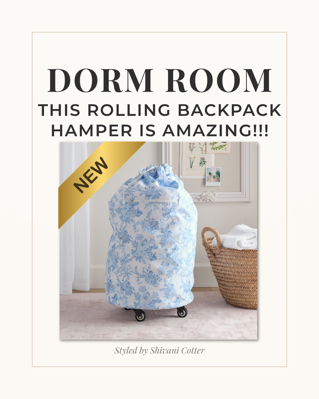 Dorm Room | Laundry Hamper
It's new, and it's GENIUS! The hamper I wish was available for my first college bound student!
Dorms don't have laundry rooms on every floor, and toting hampers filled with clothes can be a pain, but this rolling hamper that doubles as a backpack is the ideal solution! It's officially my top dorm product for 2026!
#laundry #hamper #collegehamper 

 

#LTKHome