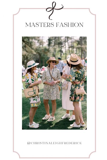 The Masters is a bucket list mark for me, but until I can get there the fashion is always a favorite. I love this photo and rounded up as many sources as I could! Their beautiful Masters bags are from the members only suite  

Photo credit @themasters Instagram 

#LTKActive #LTKSeasonal #LTKshoecrush