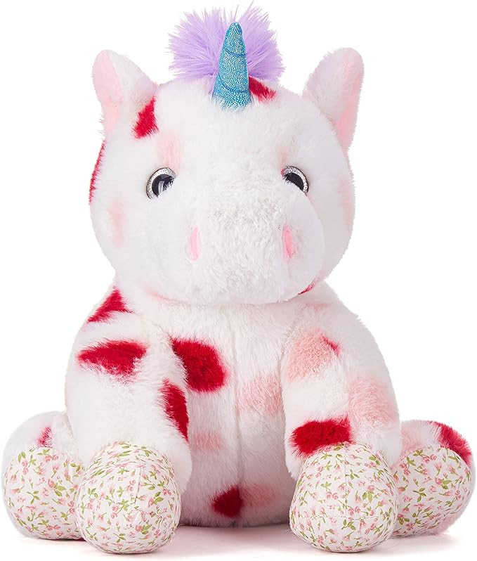 IKASA Unicorn Stuffed Animal Love Plush Toy with Heart for Valentine Day,Cute 11.8" Soft Small To... | Amazon (US)