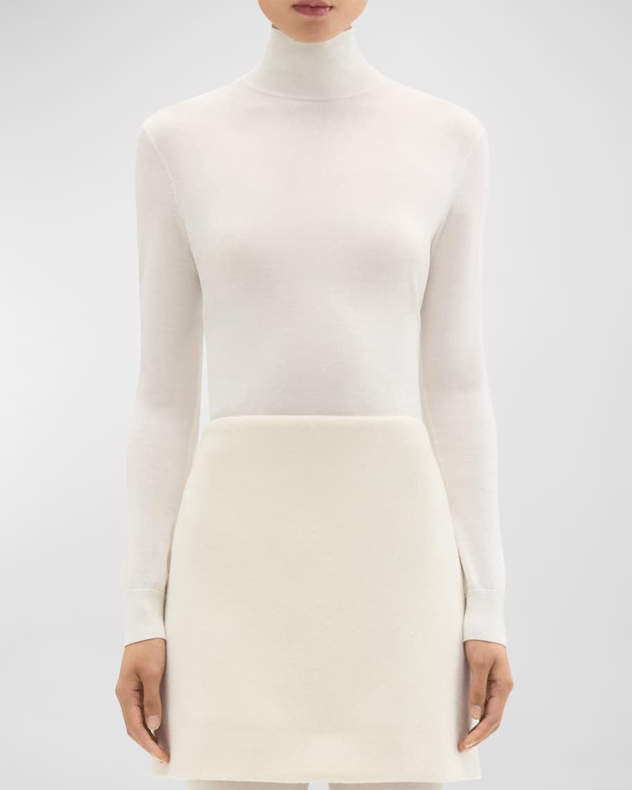 Theory Regal Wool Turtleneck Sweater | Neiman Marcus