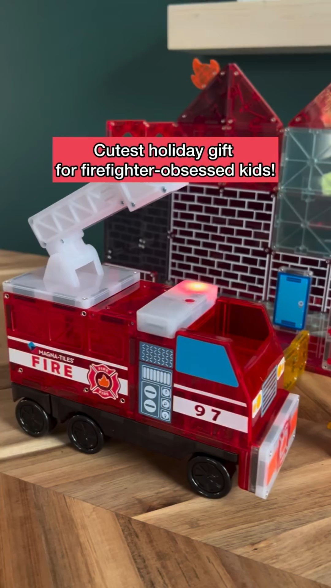 If you’ve got a kid who’s obsessed with fire trucks and magnetic tiles… this is the DREAM combo. 🙌

This magnetic tile fire station set comes with a fire truck, firefighter figure, AND a light-up siren (yes, it actually works 🔊✨). Kids can build stations, ramps, garages, and rescue setups over and over again — total imaginative play gold.

Such a fun gift idea and guaranteed to keep little builders busy! ❤️

#magnetictiles #holidaygiftsforkids #firetrucktoys #openendedplay #christmasgiftsforkids



#LTKGiftGuide #LTKKids #LTKmomlife