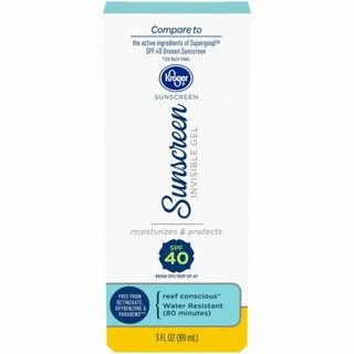 Kroger - Kroger® Sunscreen Invisible Gel SPF 40, 3 oz | Kroger