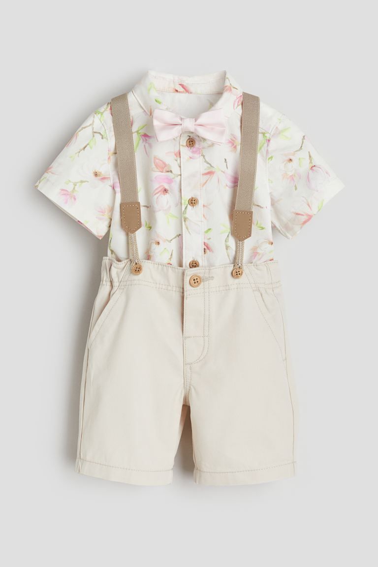 4-piece Set with Suspenders | H&M (US + CA)