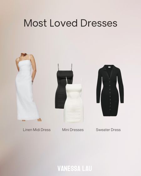 Capsule Wardrobe Dresses 🤍 These are my most loved staple dresses you’ll usually catch me wearing! #capsulewardrobe



#LTKMostLoved #LTKstyletip