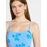 No Boundaries Sleeveless Square Neck Midi Dress, Women's & Women's Plus Sizes XXS-4X | Walmart (US)
