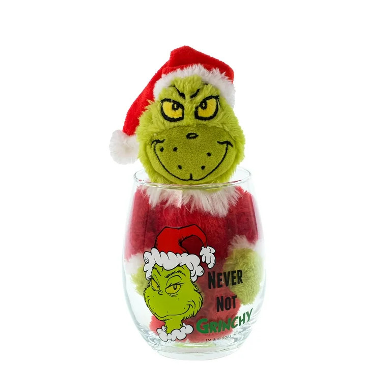 The Grinch Who Stole Christmas Grinch Plush in a Glass - Walmart.com | Walmart (US)