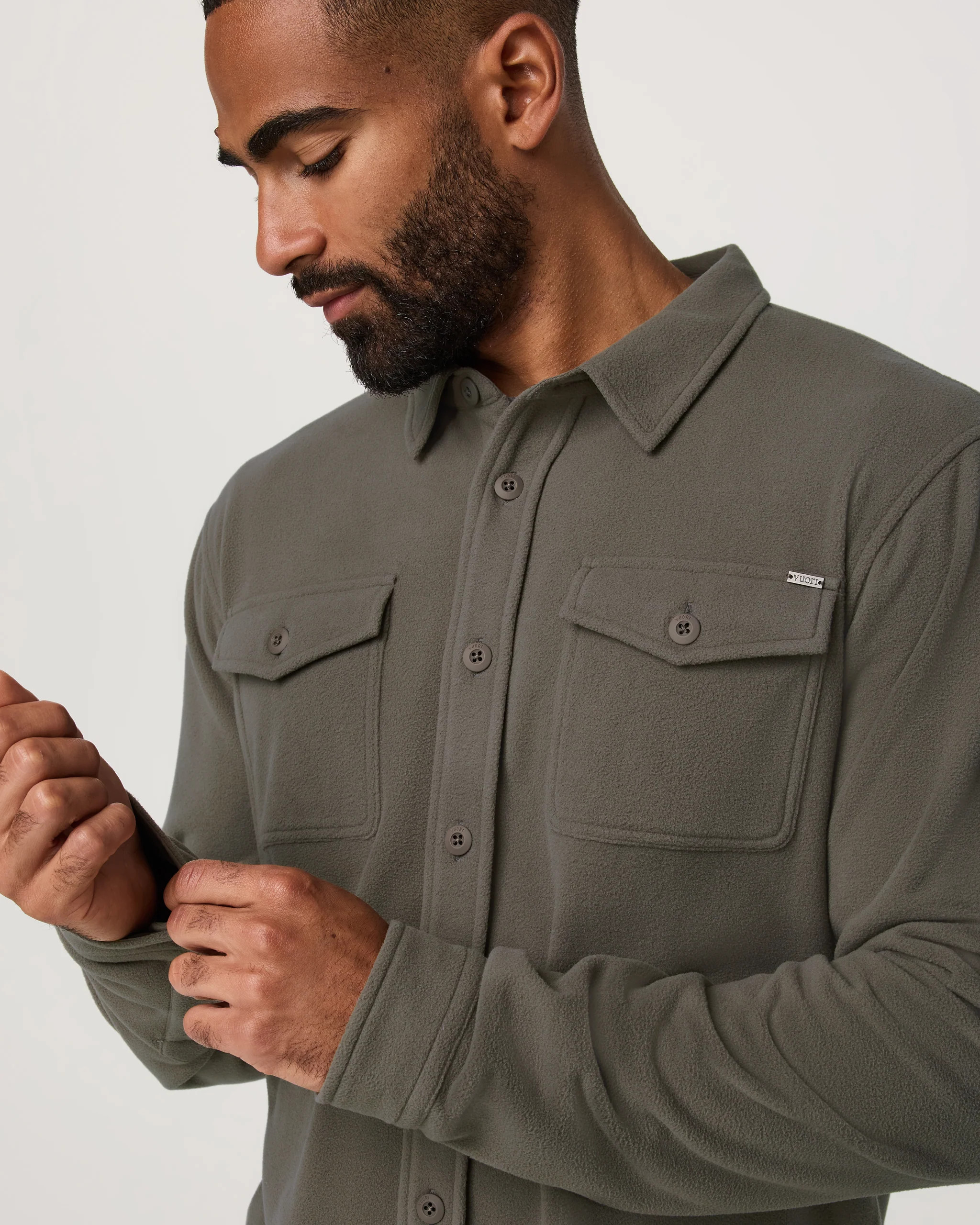 Aspen Shirt Jacket – Men's Root Fleece Shirt Jacket – Jackets & Hoodies – Vuori | Vuori Clothing (US & Canada)