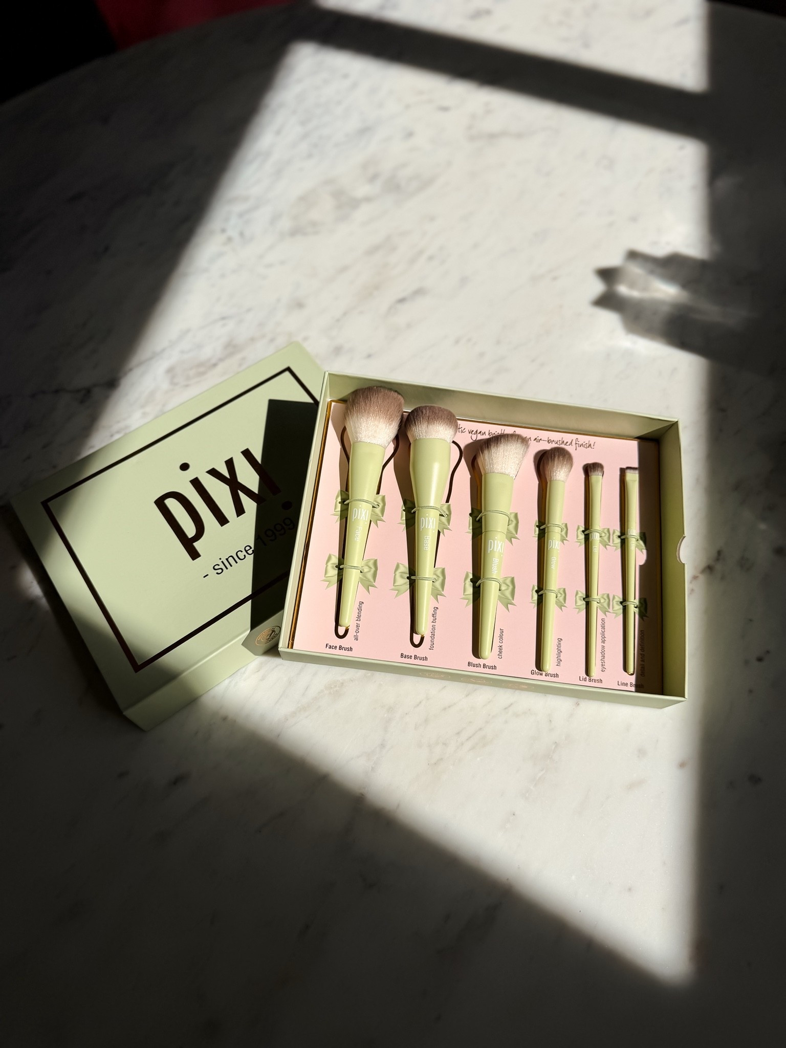 New limited edition makeup brush set from pixi beauty is on sale right now for a limited time, makeup must have beauty and skin care
