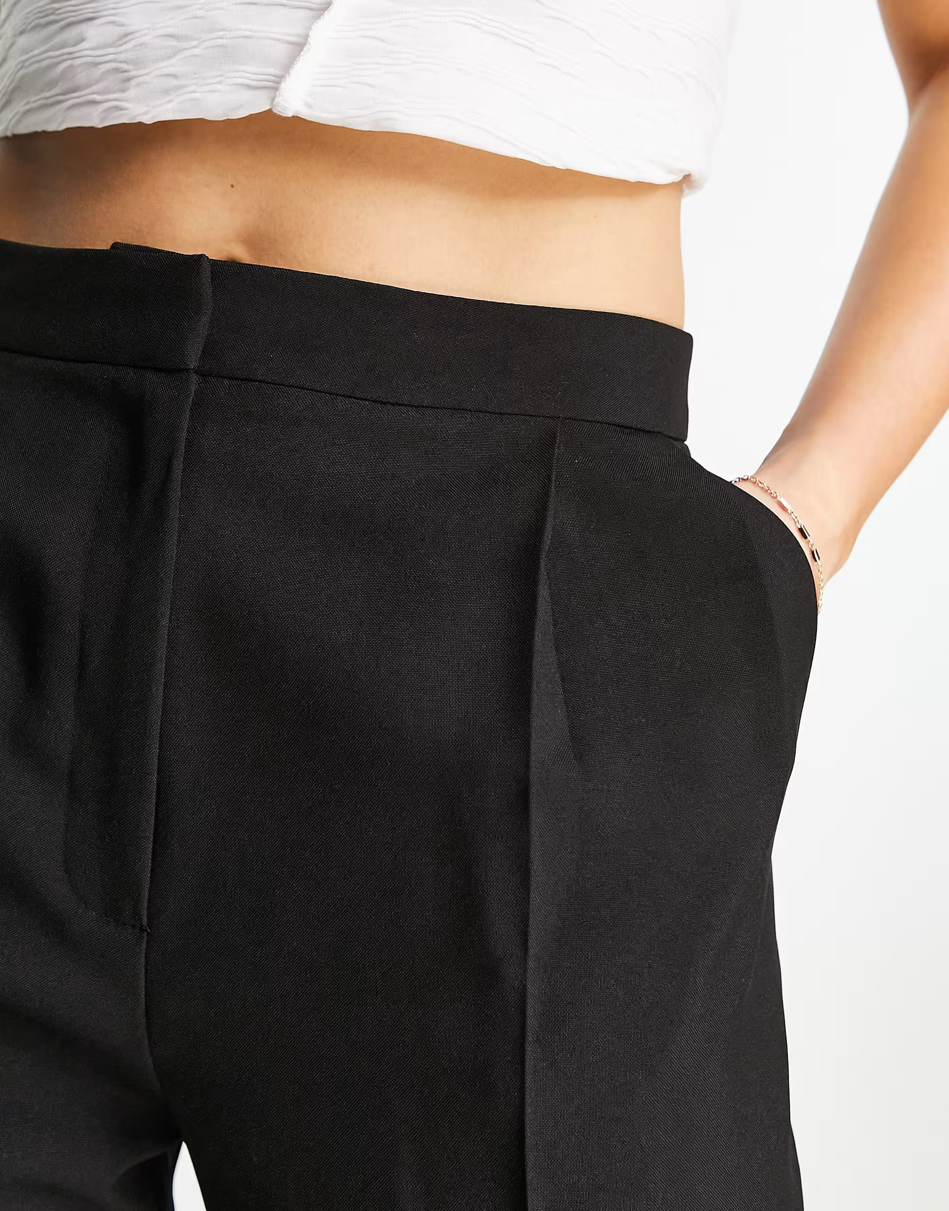 ASOS DESIGN smart tapered pants in black | ASOS (Global)