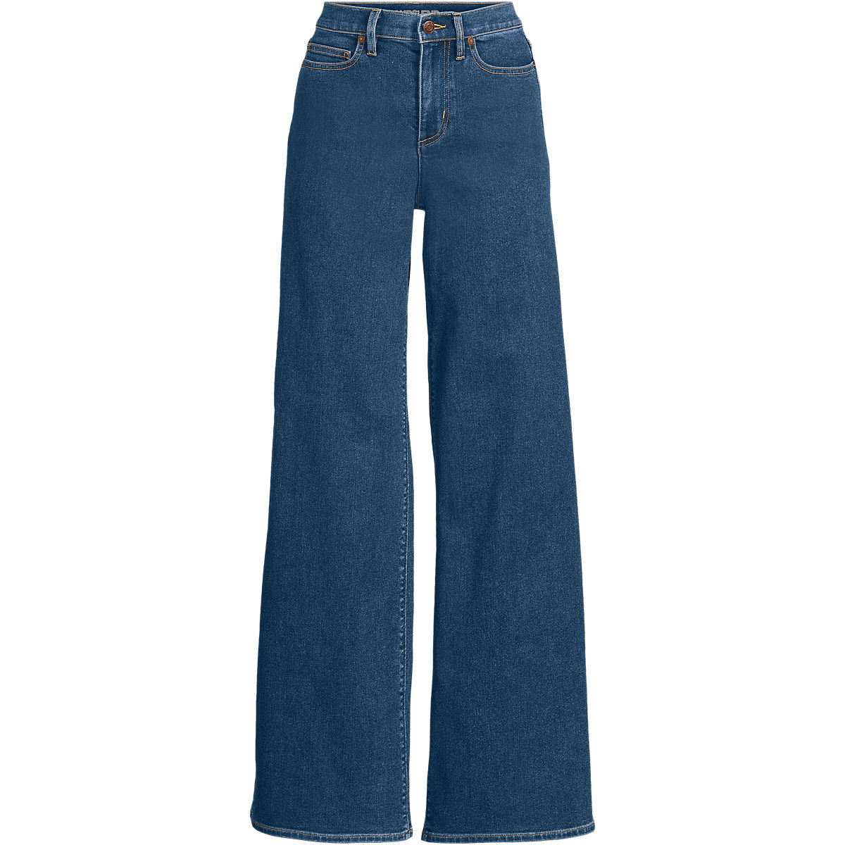 Women's Recover Denim High Rise Extra Wide Leg Jeans | Lands' End (US)