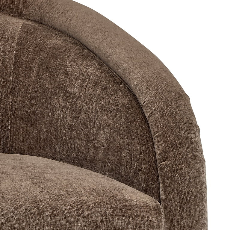 Better Homes & Gardens Sienna Modern Swivel Chair, Coffee Velvet Fabric | Walmart (US)