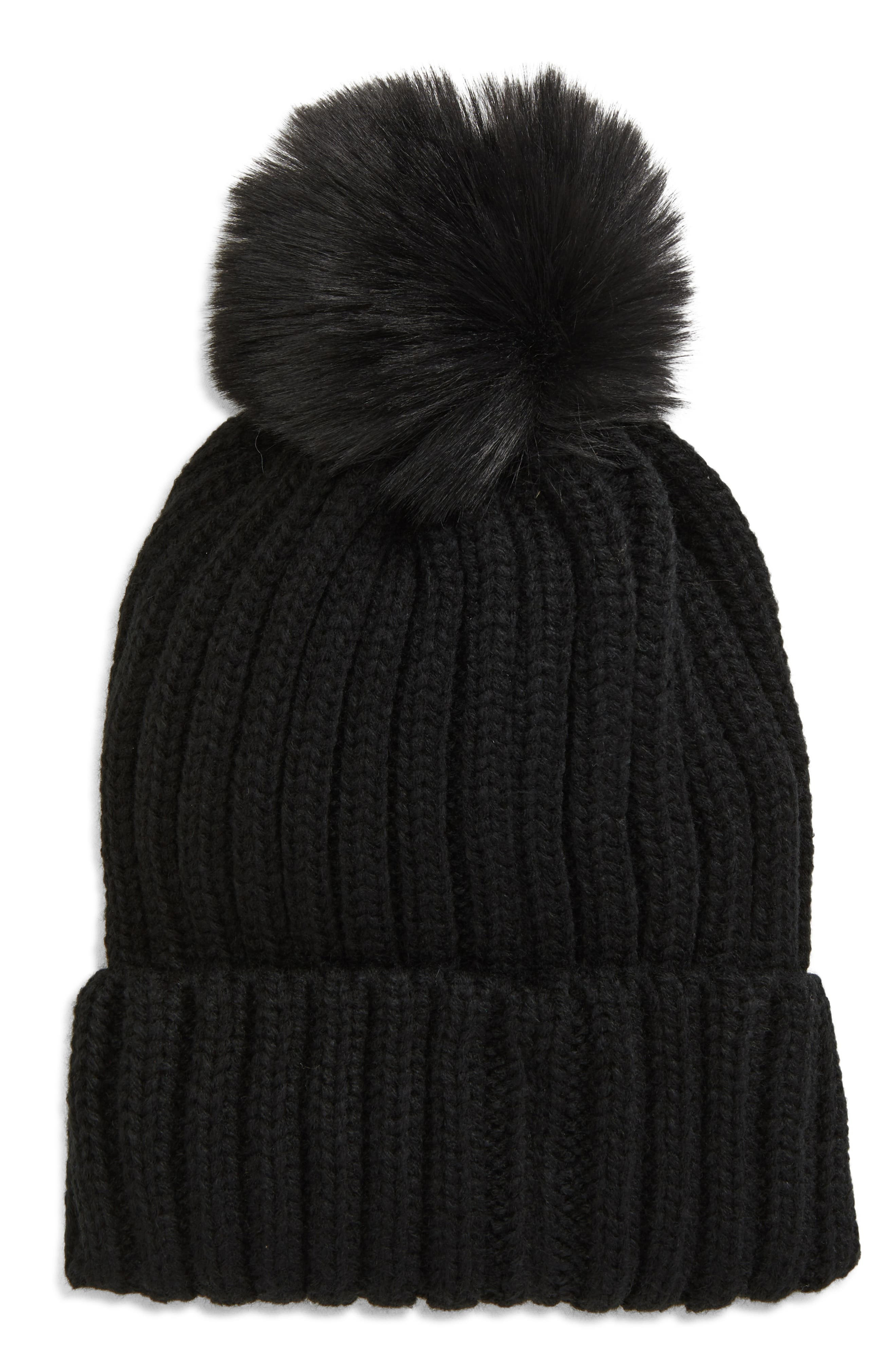 BP. Beanie with Faux Fur Pom | Nordstrom | Nordstrom