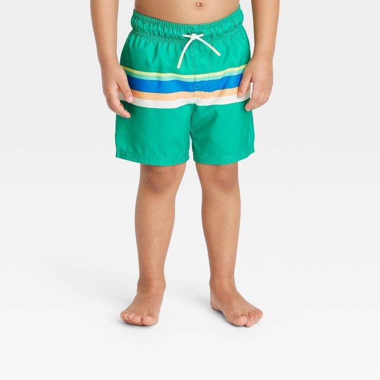 Toddler Boys' Striped Swim Shorts - Cat & Jack™ | Target