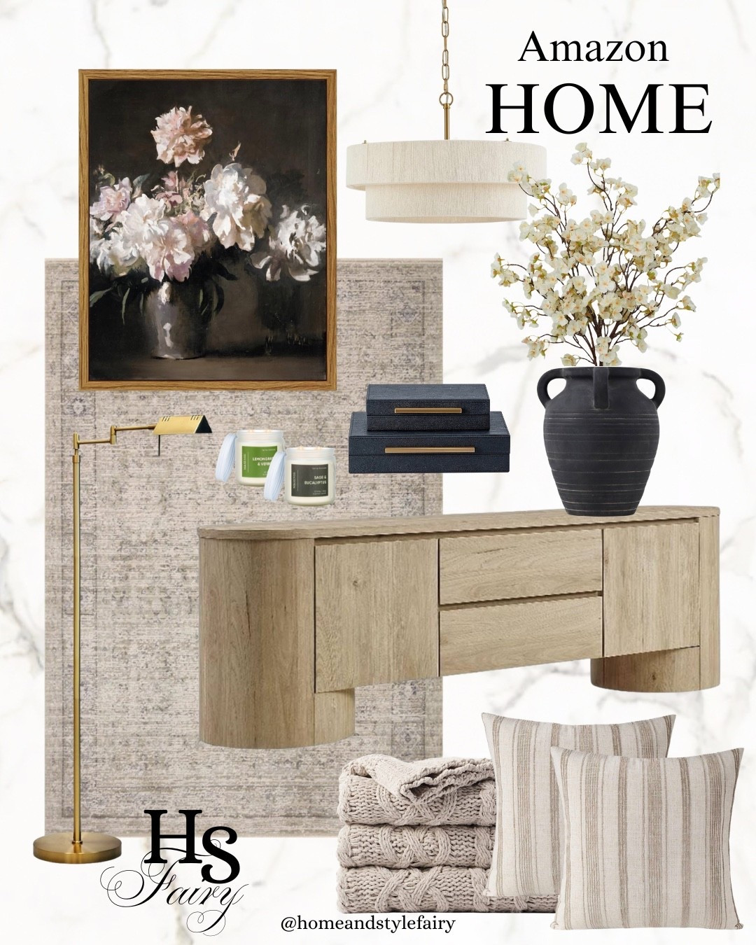 Elevated Amazon home finds!
A collection that feels layered, warm, and intentionally curated.

Rugs, wall art, Non-Toxic candle, floor lamps, vases, Cherry Blossom Flowers, throw blankets & pillows, Oval TV Stand in Light Oak


 #Amazon #homerefresh #AmazonHome #MoodyHome  #DesignerLookForLess #NeutralDecor #LuxuryForLess

#LTKcanada #LTKhome #LTKsale