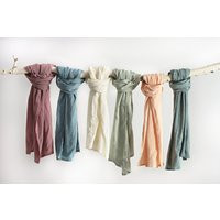 Cotton Gauze Scarf - Lightweight & Breathable | Etsy (US)