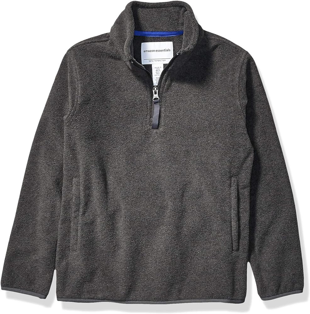 Amazon Essentials Boys and Toddlers' Polar Fleece Quarter-Zip Pullover Jacket | Amazon (US)