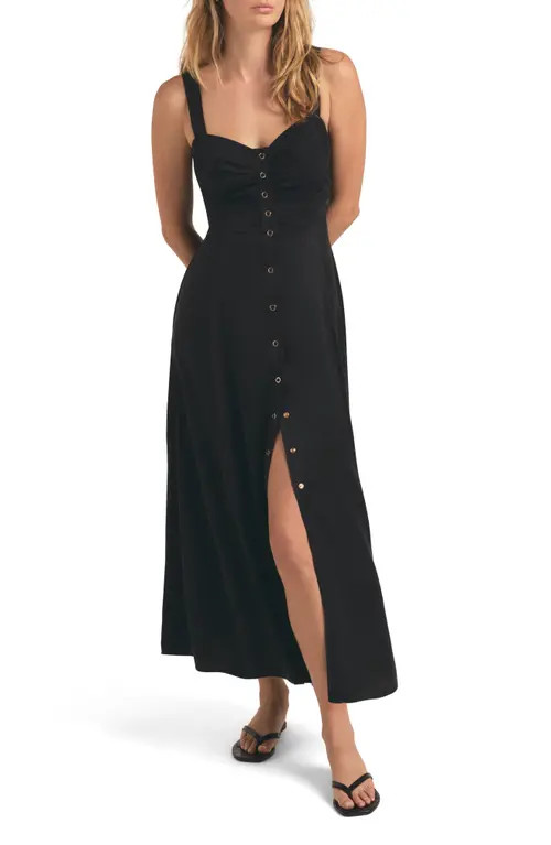 Favorite Daughter The Paloma Sleeveless Maxi Dress in Black at Nordstrom, Size Large | Nordstrom