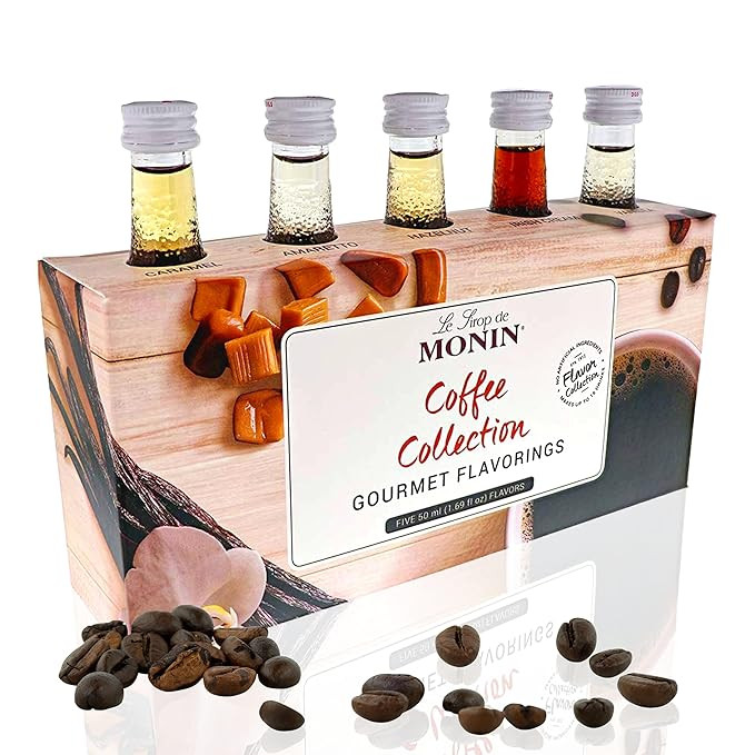 Monin - Gourmet Flavorings Premium Coffee Collection, Great for Coffee, Tea, and Lattes, Non-GMO,... | Amazon (US)