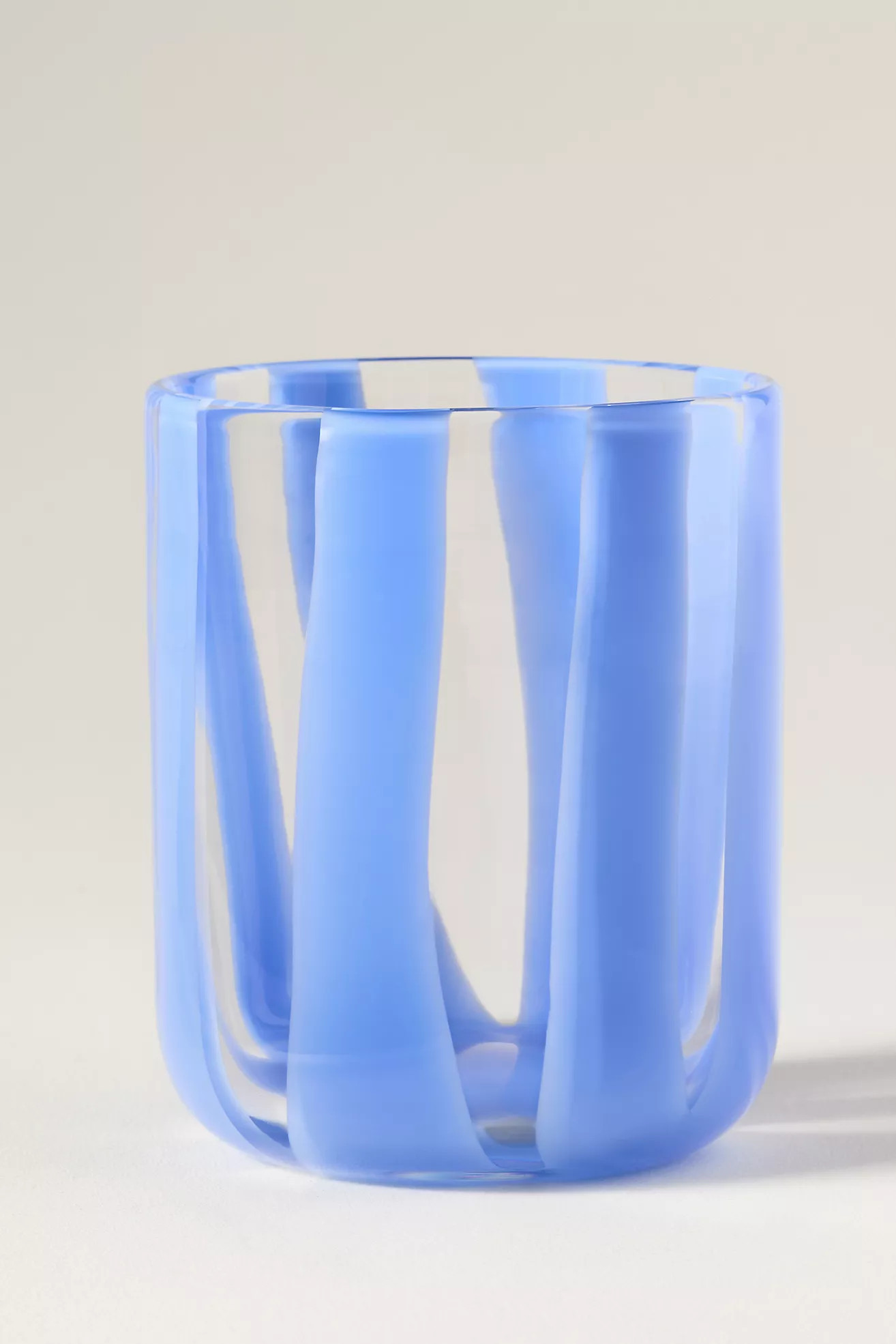 The Ribbon Stripe Juice Glass | Anthropologie (US)