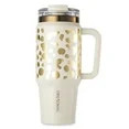 Thyme & Table 32oz Tumbler with Handle, Dual Straw Lid, Stainless Steel Double Wall Insulated, Cr... | Walmart (US)