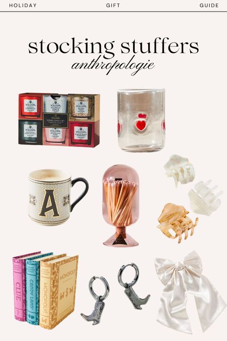 Anthropologie stocking stuffers/kitschy gift ideas!

Anthropologie home, Anthropologie finds  

#LTKGiftGuide #LTKhome #LTKCyberWeek
