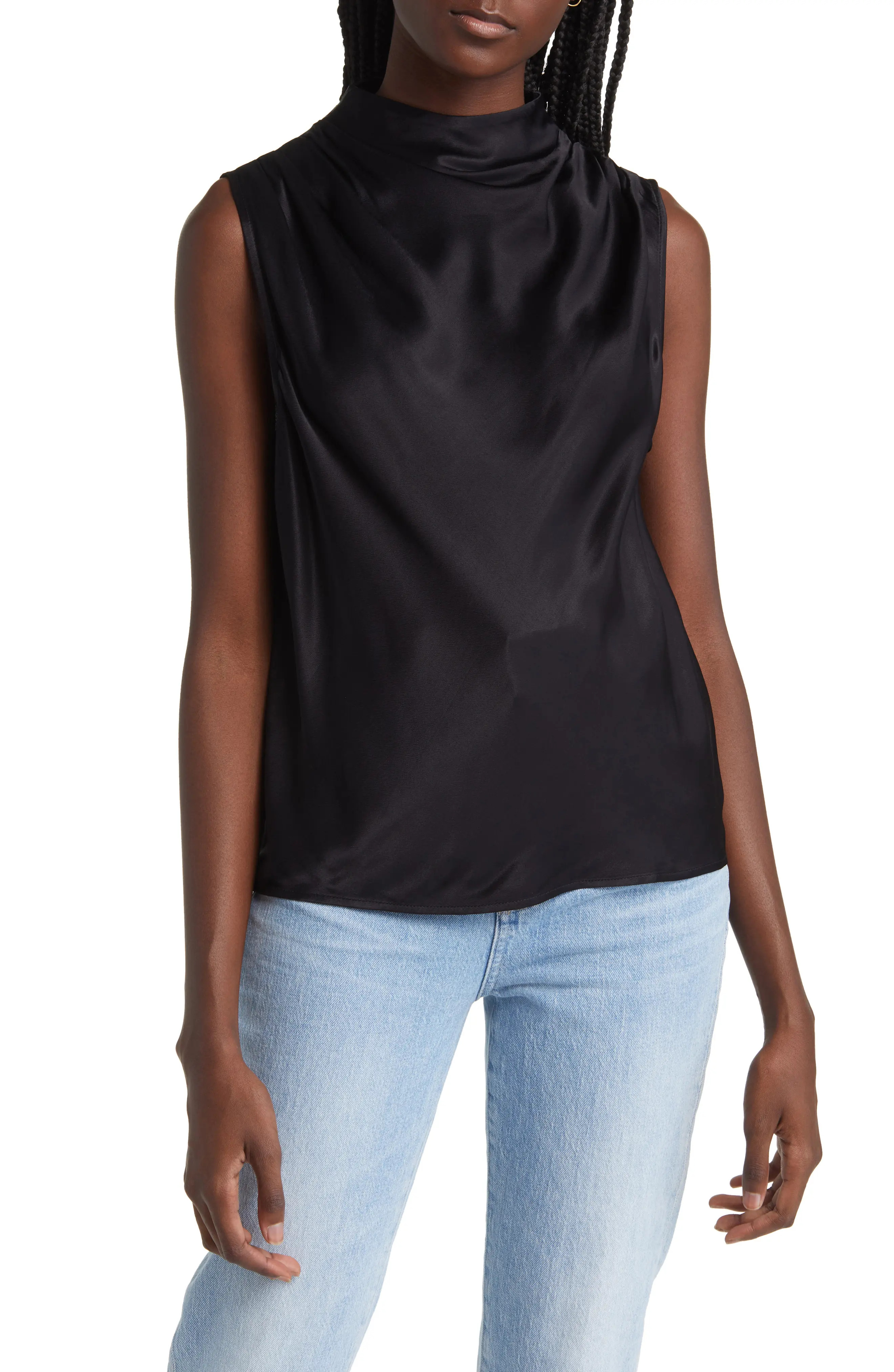 Rails Kaleen Sleeveless Mock Neck Top (Women) | Nordstrom | Nordstrom