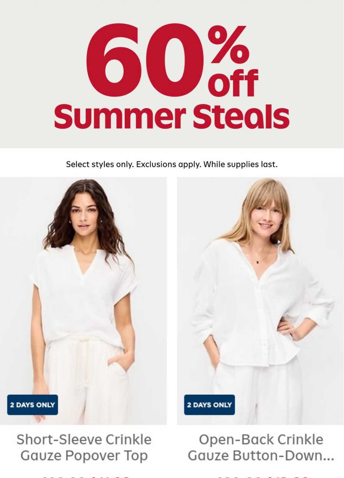 Old Navy is really that girl with 60% off summer outfits. This is the perfect time to refresh your wardrobe with cute, comfy, and affordable pieces for the whole family.

All my favorite finds are linked on my LTK.

#ShoppingWithPriiincesss #OldNavyStyle #SummerOutfits #SaleAlert #LTKFinds #LTKFashion #FashionDeals #SummerLooks #StyleInspo #OutfitGoals #ClosetGoals #AffordableStyle #FamilyStyle #AtlantaMom #Atlantamom #Atlantabloggers #Atlantablogger #AtlantaCreator #Atlantacontentcreators #Atlantacontentcreator

#LTKSwim #LTKSaleAlert #LTKTravel
