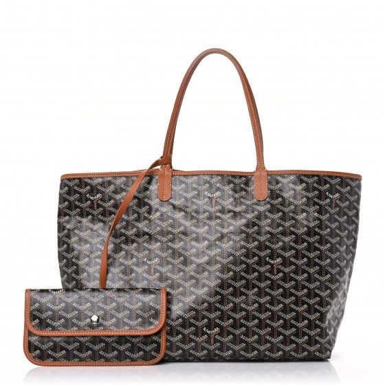 GOYARD Goyardine Saint Louis PM Black Gold | FASHIONPHILE (US)