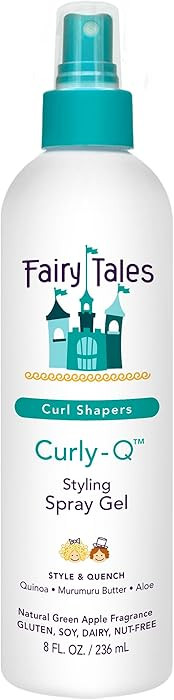 Fairy Tales Curly Q Kids Styling Spray Gel – Paraben, Sulfate, Gluten, and Nut Free – For all... | Amazon (US)