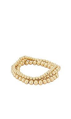 BaubleBar Pisa Bracelet Set of 3 in Gold from Revolve.com | Revolve Clothing (Global)