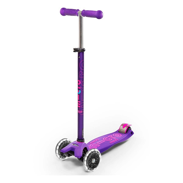 Kids' Micro Kickboard Maxi Deluxe LED Scooters Purple | Scheels