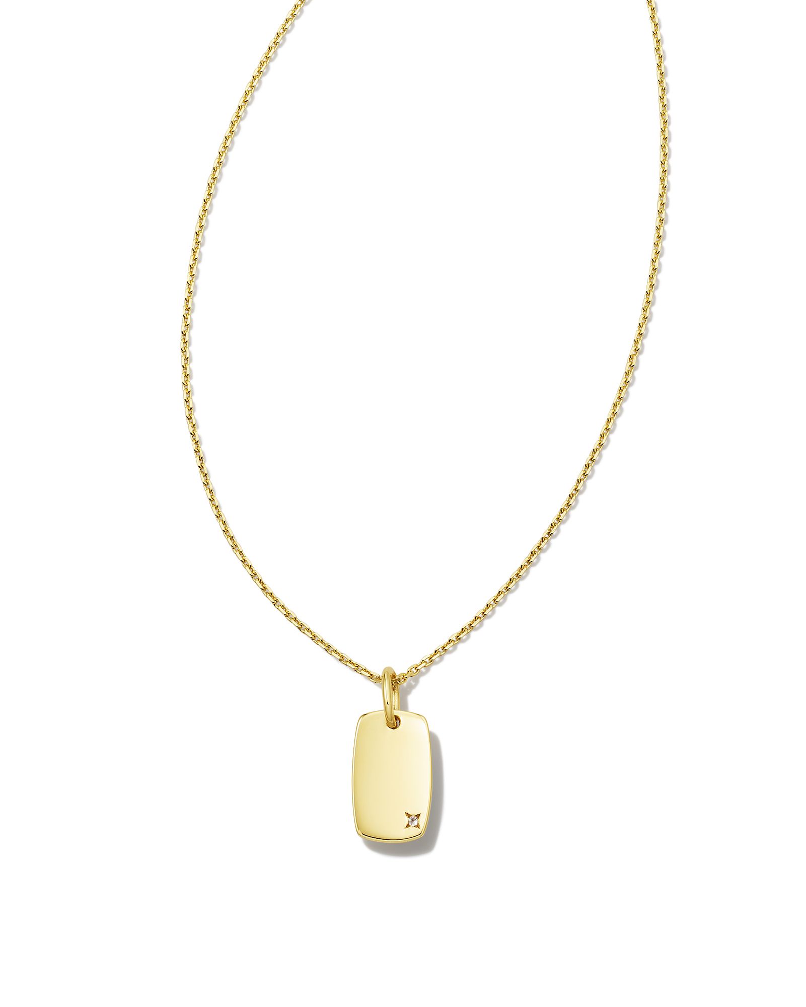 Henley 18k Gold Vermeil Pendant Necklace in White Topaz | Kendra Scott | Kendra Scott