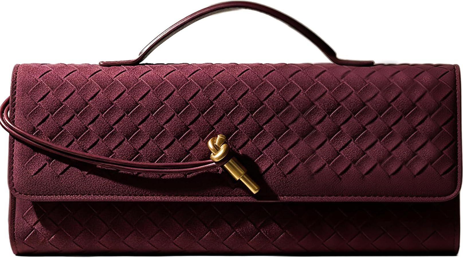 Woven Bags Evening Clutch Purses Bags for Women With Adjustable Long Strap Crossbody Handbag Wall... | Amazon (US)