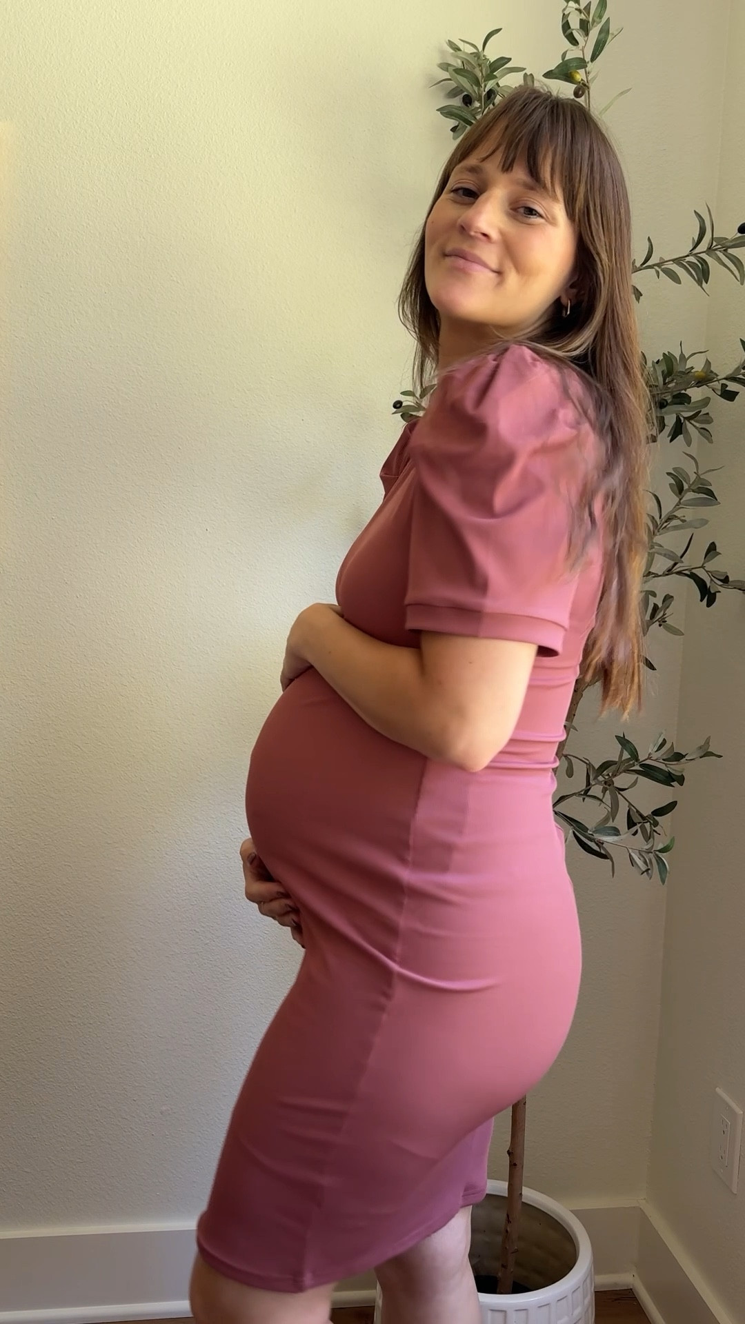 Maternity friendly dress. Rubbed material. Very stretchy with cute puff sleeves. 

Fall color palette, true autumn, classic autumnn

#LTKBump #LTKBeauty #LTKFallSale