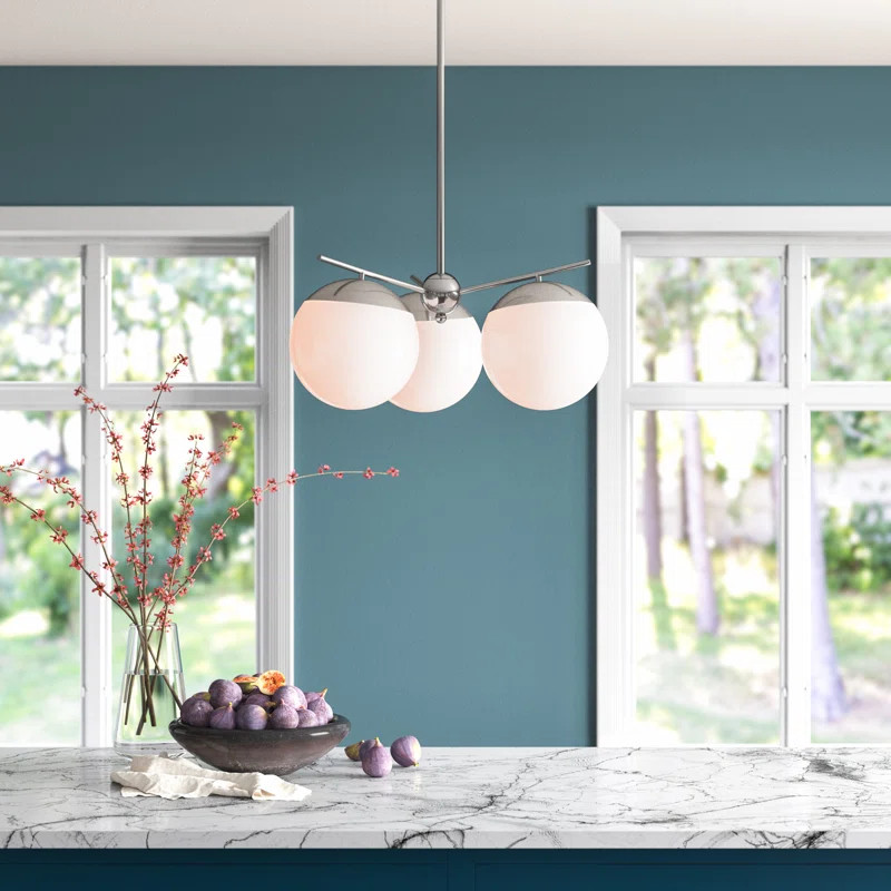 Yearby 3 - Light Dimmable Globe Chandelier | Wayfair North America